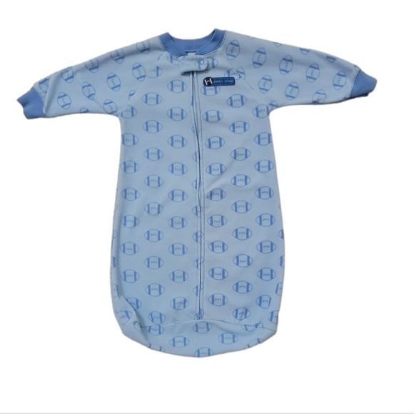 Carter's Other - Carter's Blue Football Zip Up Sleep Sack 0-9 Months